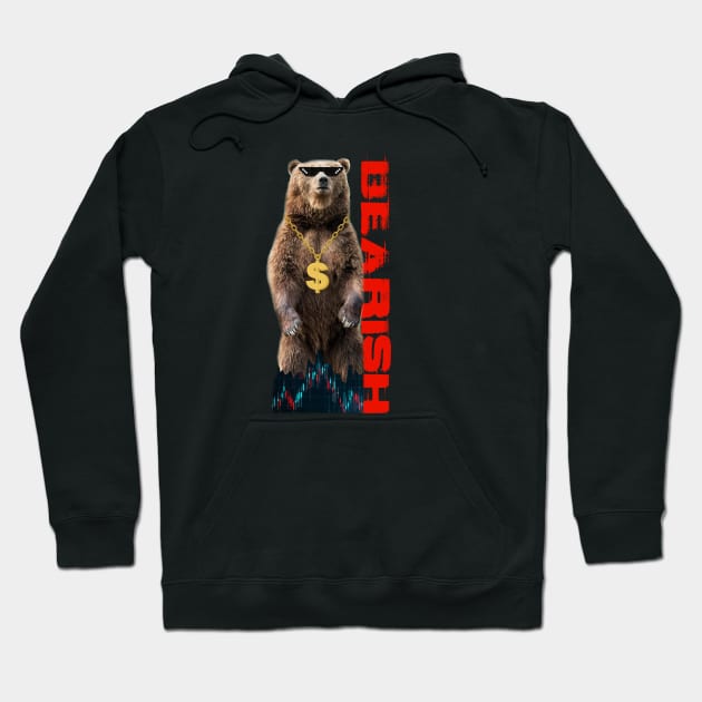 Bearish Forex Design Hoodie by Proway Design